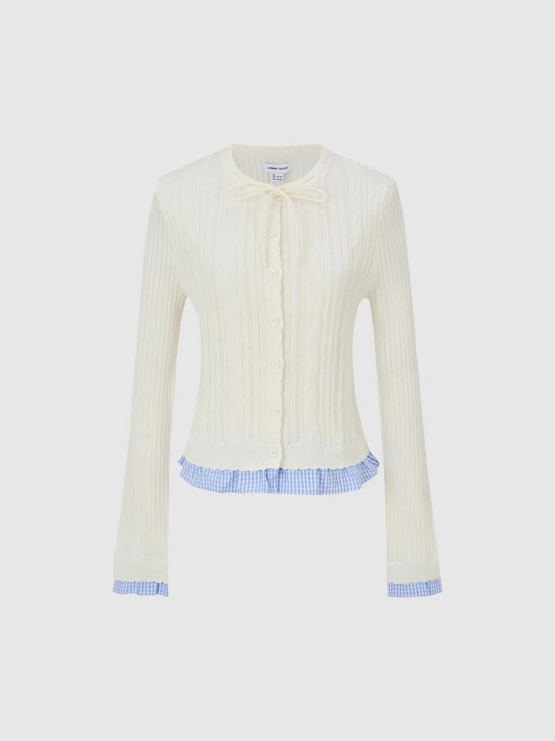 2 In 1 Bow-Collar Knitted Cardigans - Image 15