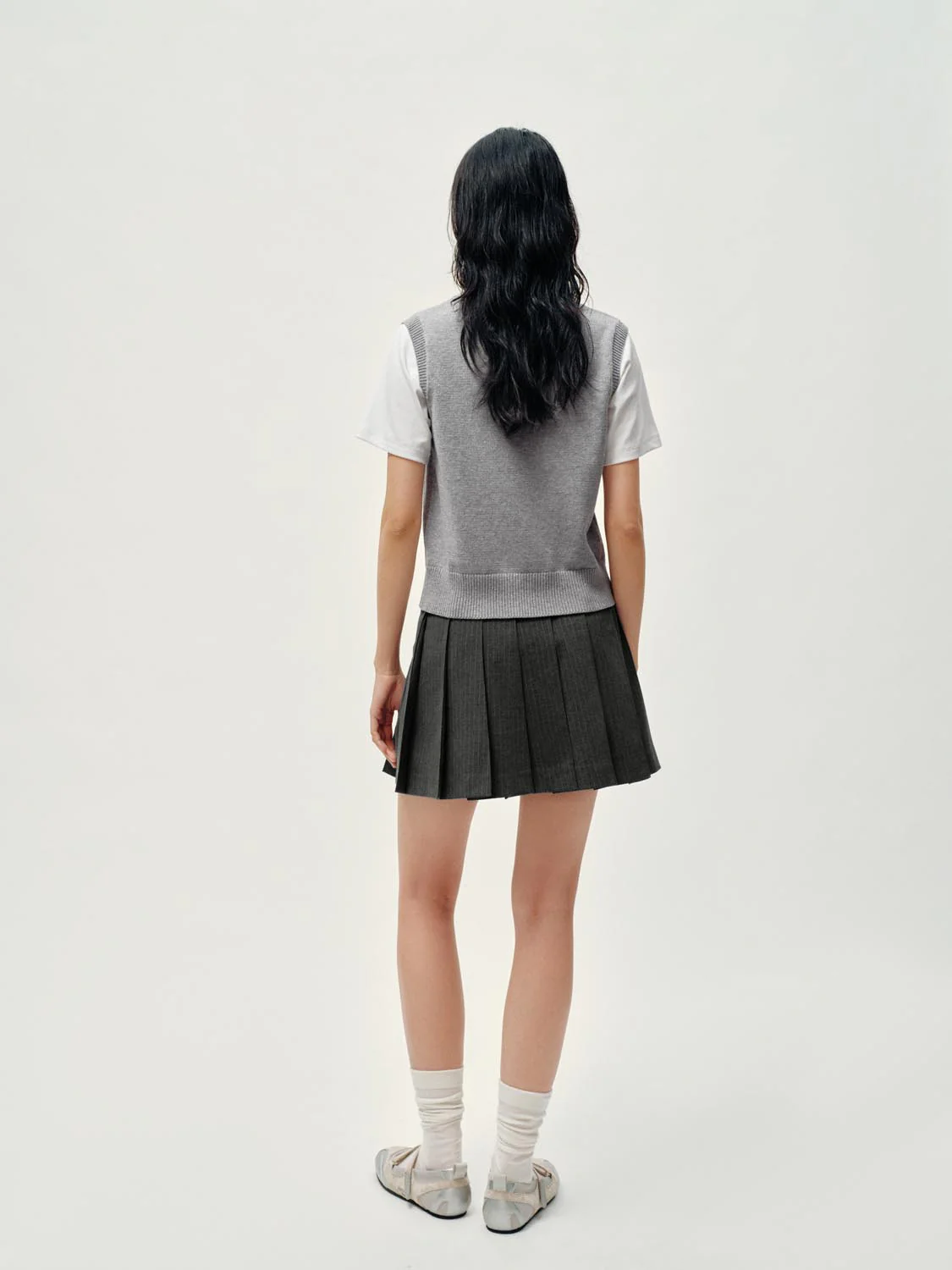 2 In 1 Contrast Knitted T-Shirts - Image 22