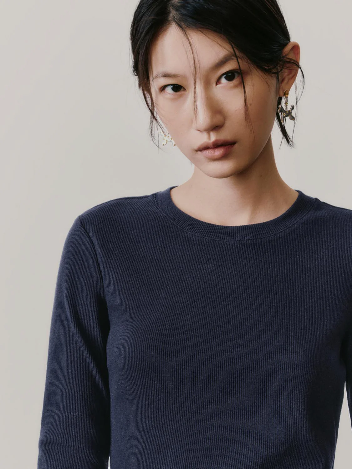2 In 1 Contrast Ruffle Trim Long Sleeve T-Shirts - Image 3