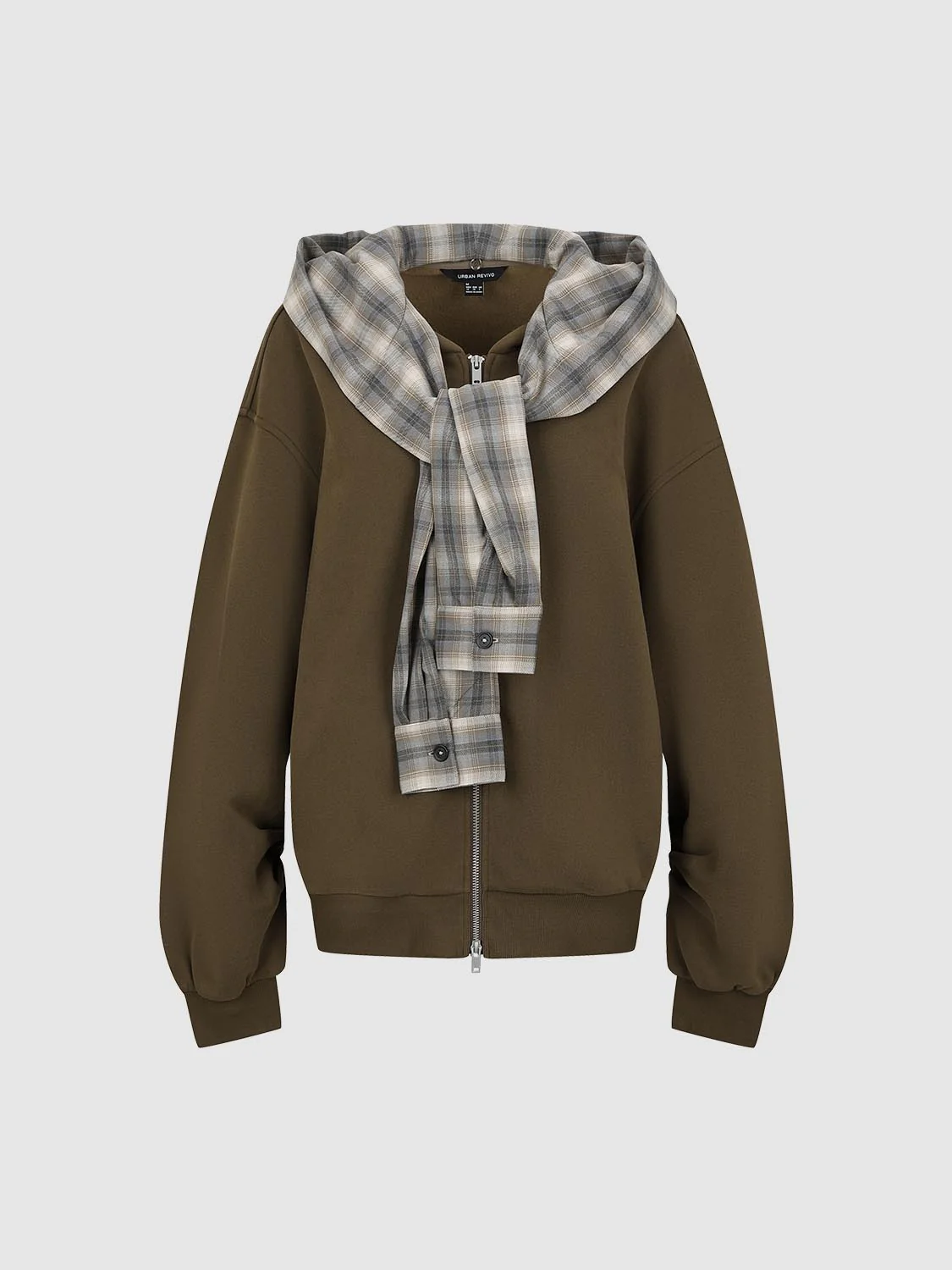 2 In 1 Hooded Tie Detail Jackets - Image 7