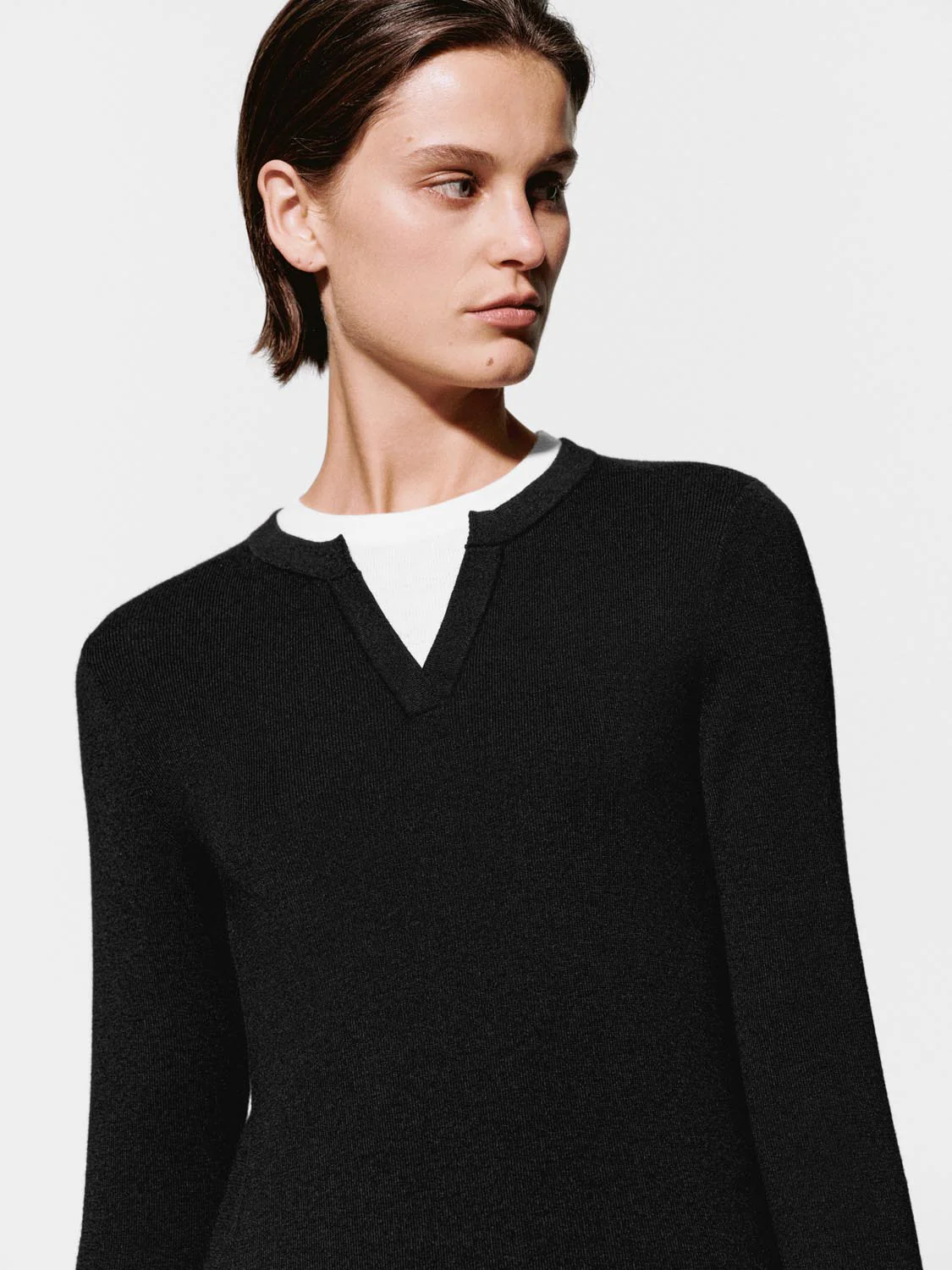 2 In 1 Long Sleeve Knitted T-Shirts - Image 3