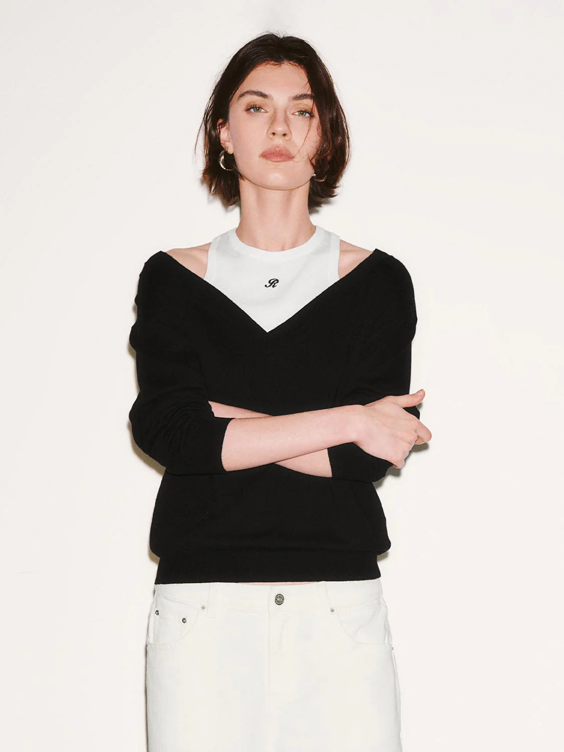 2 In 1 Long Sleeve Knitted T-Shirts - Image 18