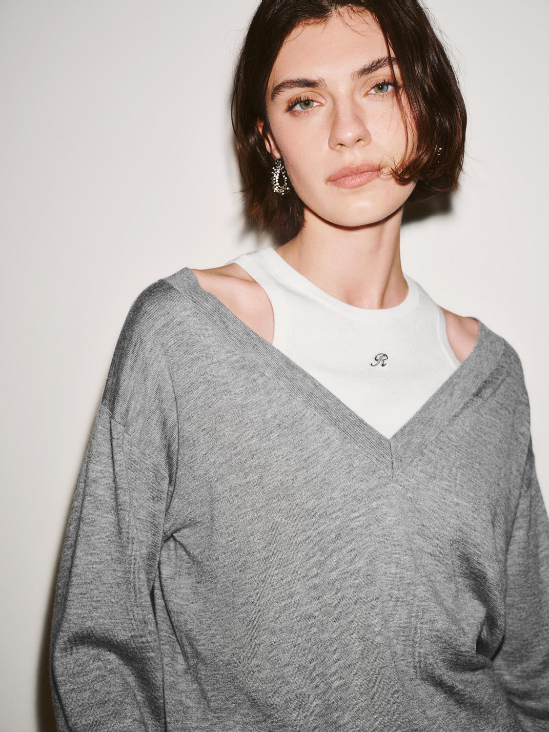 2 In 1 Long Sleeve Knitted T-Shirts - Image 3