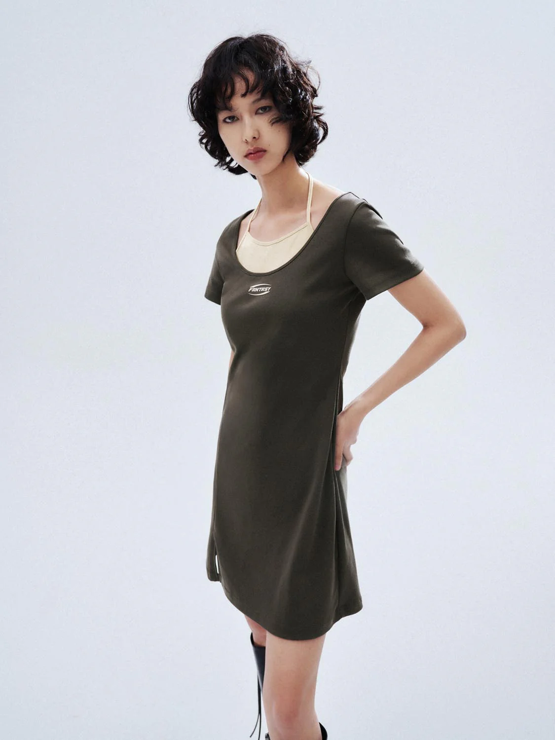 2 In 1 Skinny Fit Midi Dresses - Image 10