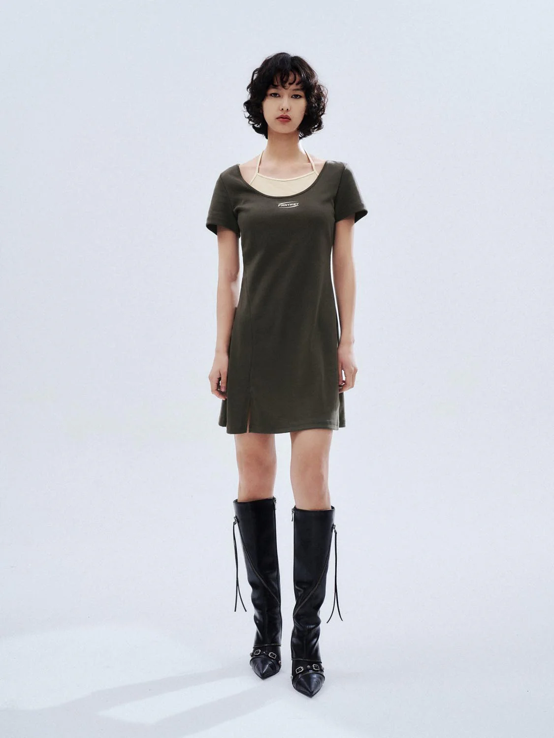2 In 1 Skinny Fit Midi Dresses - Image 12
