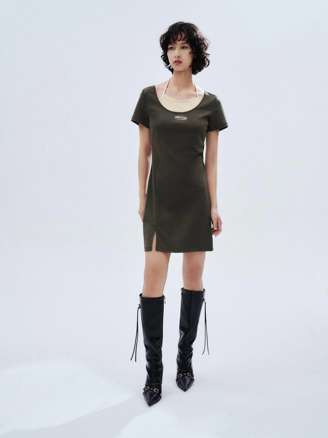 2 In 1 Skinny Fit Midi Dresses - Image 13