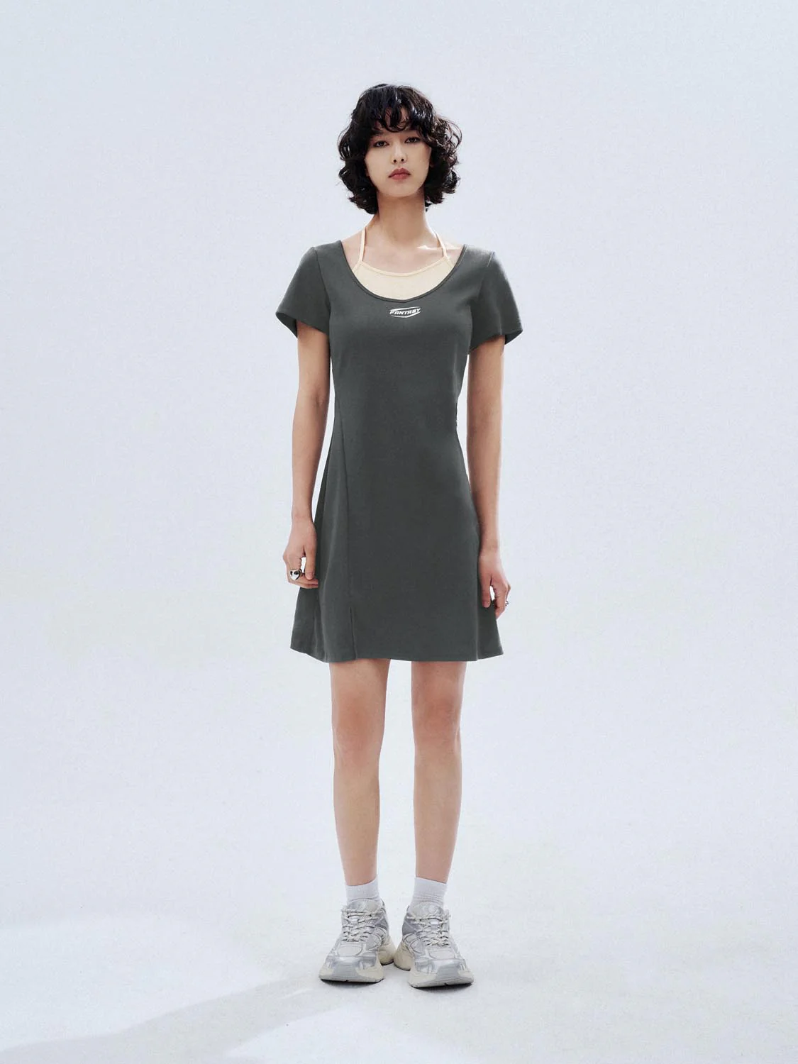 2 In 1 Skinny Fit Midi Dresses - Image 20