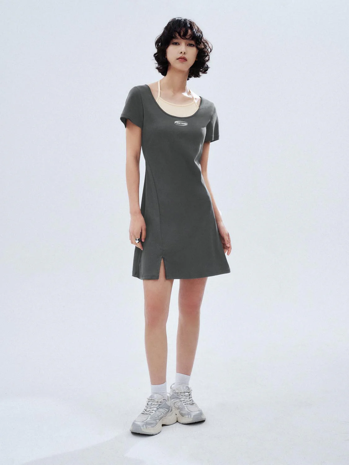 2 In 1 Skinny Fit Midi Dresses - Image 21