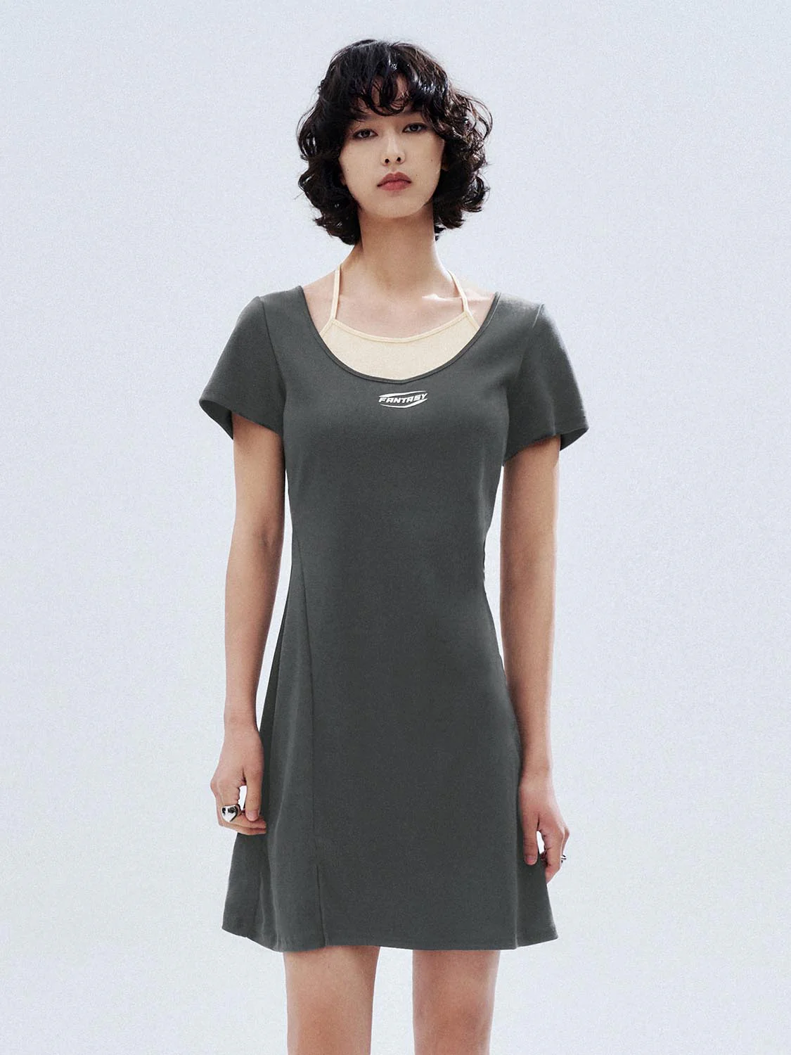 2 In 1 Skinny Fit Midi Dresses - Image 27