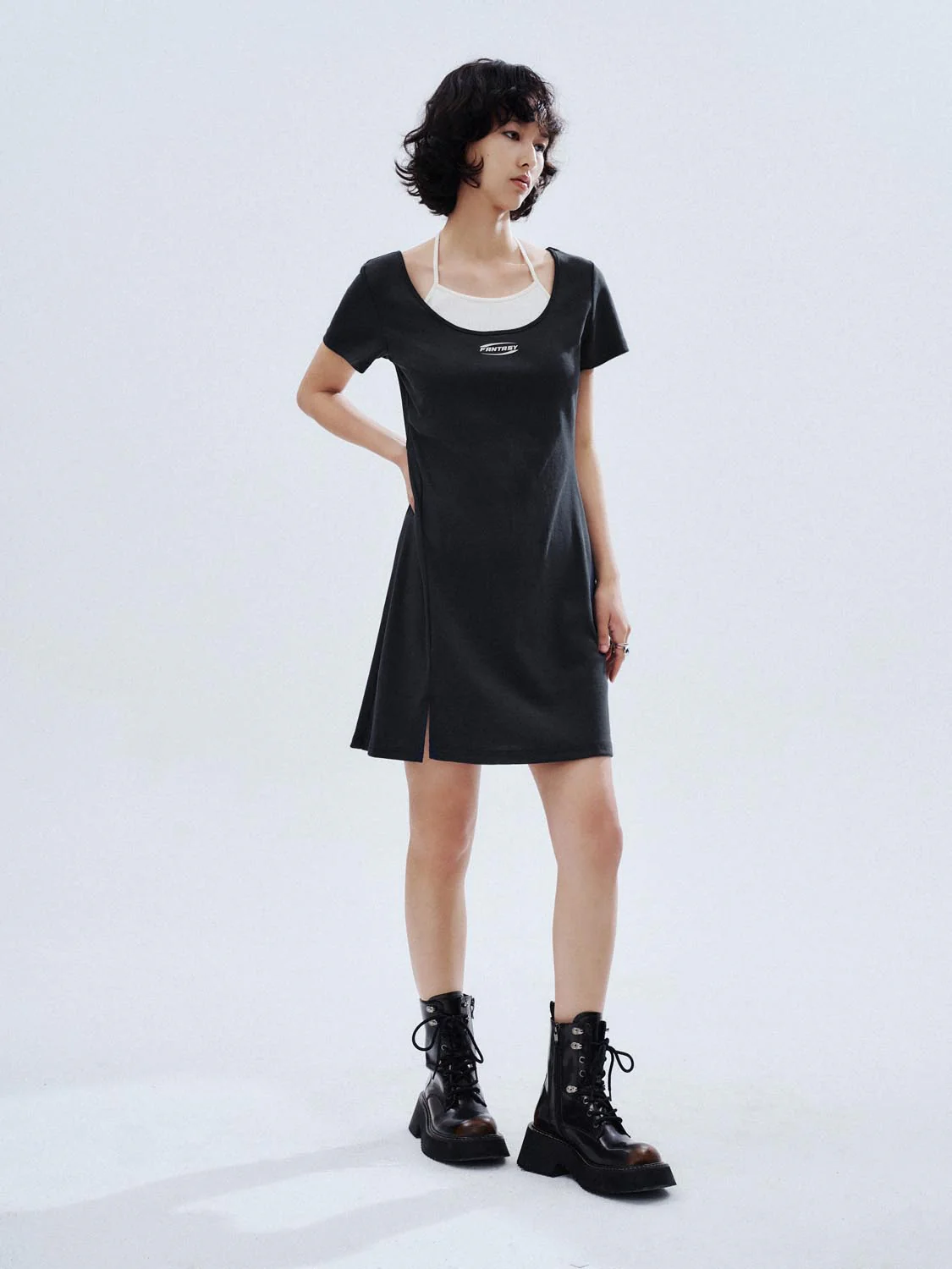 2 In 1 Skinny Fit Midi Dresses - Image 5