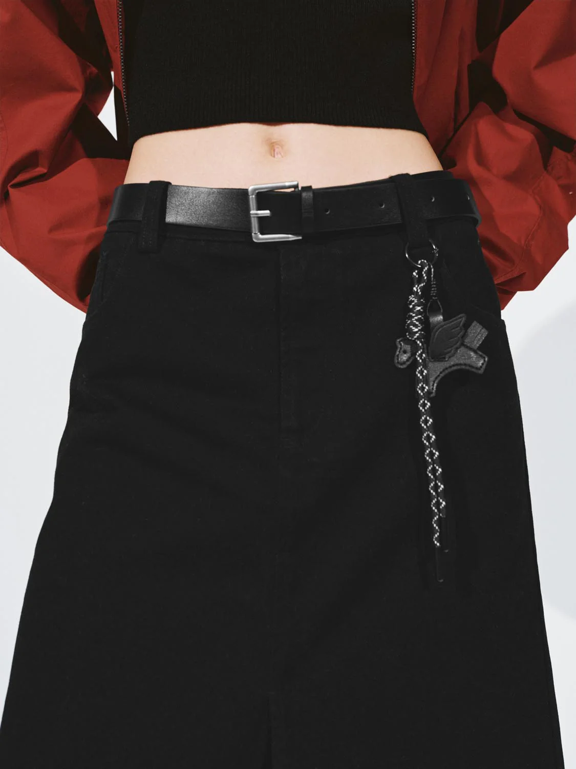 Belted Straight Midi Skirts - Image 5
