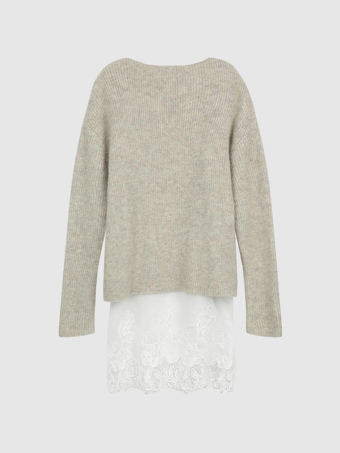 Boat Neck Long Sleeve Knitted T-Shirts - Image 7