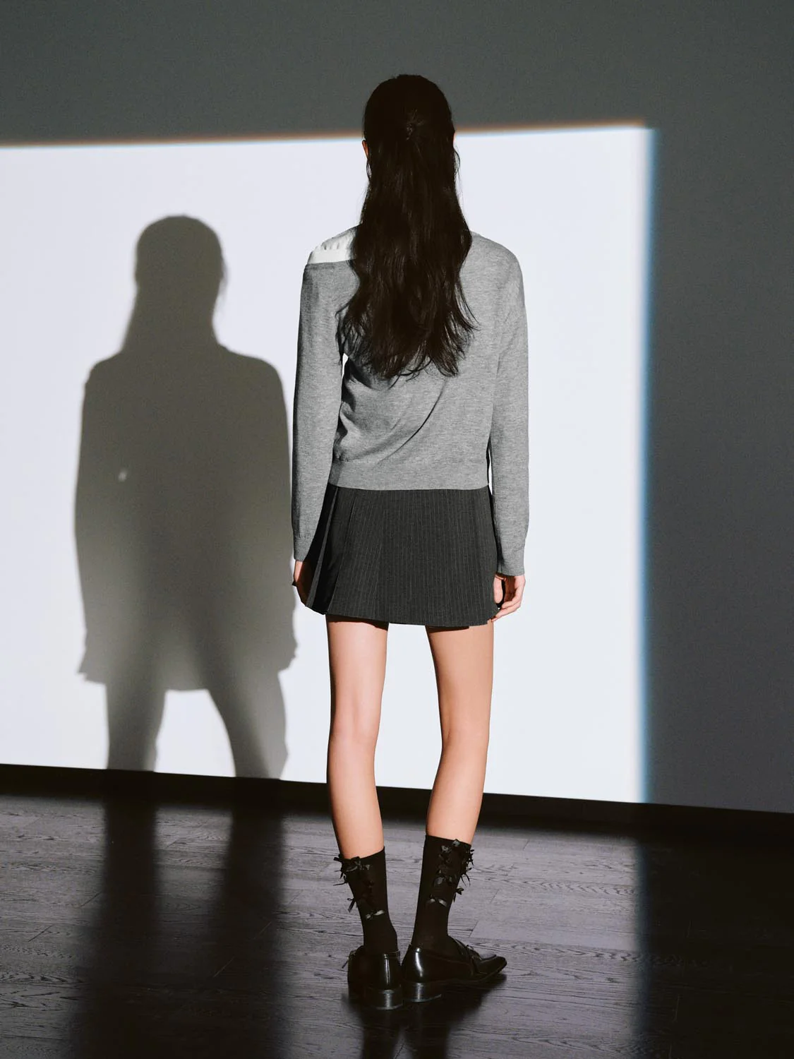 Boat Neck Long Sleeve Knitted T-Shirts - Image 6