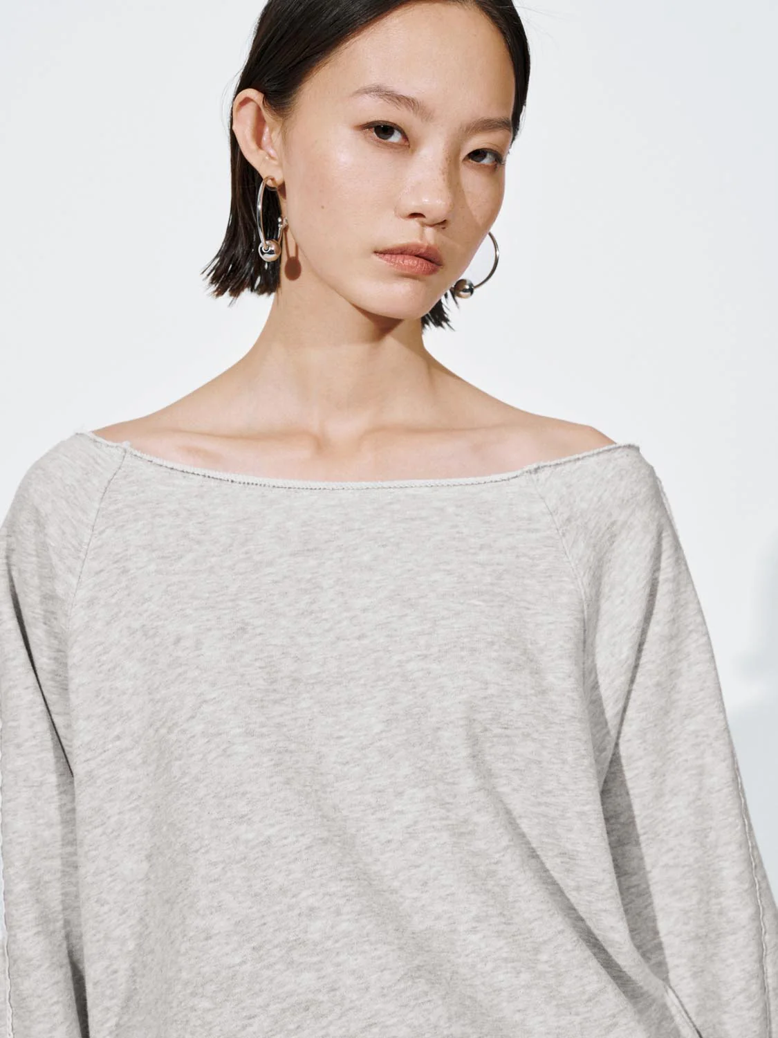 Boat Neck Long Sleeve T-Shirts - Image 3