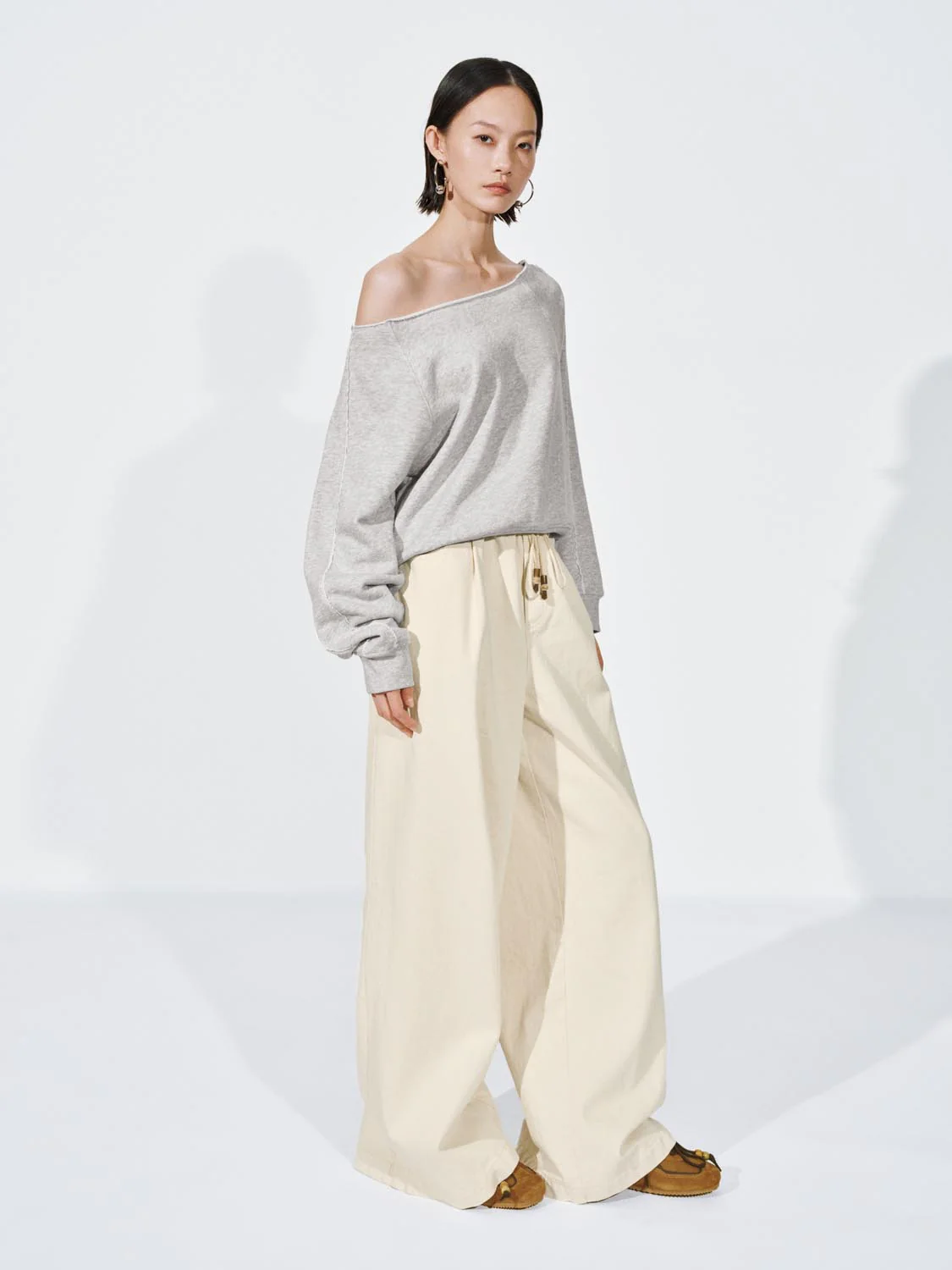 Boat Neck Long Sleeve T-Shirts - Image 5
