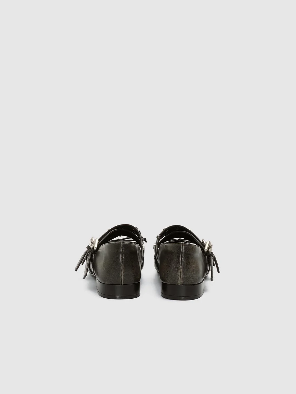 Buckle Detail Ballet Flat Pumps - Image 3