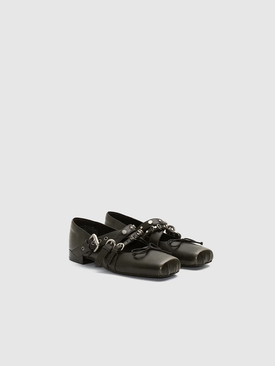 Buckle Detail Ballet Flat Pumps - Image 7