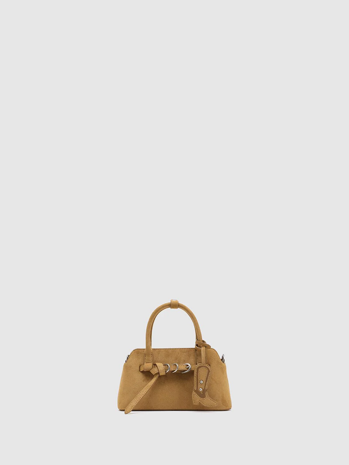 Buckle Detail Handle Shoulder Bags