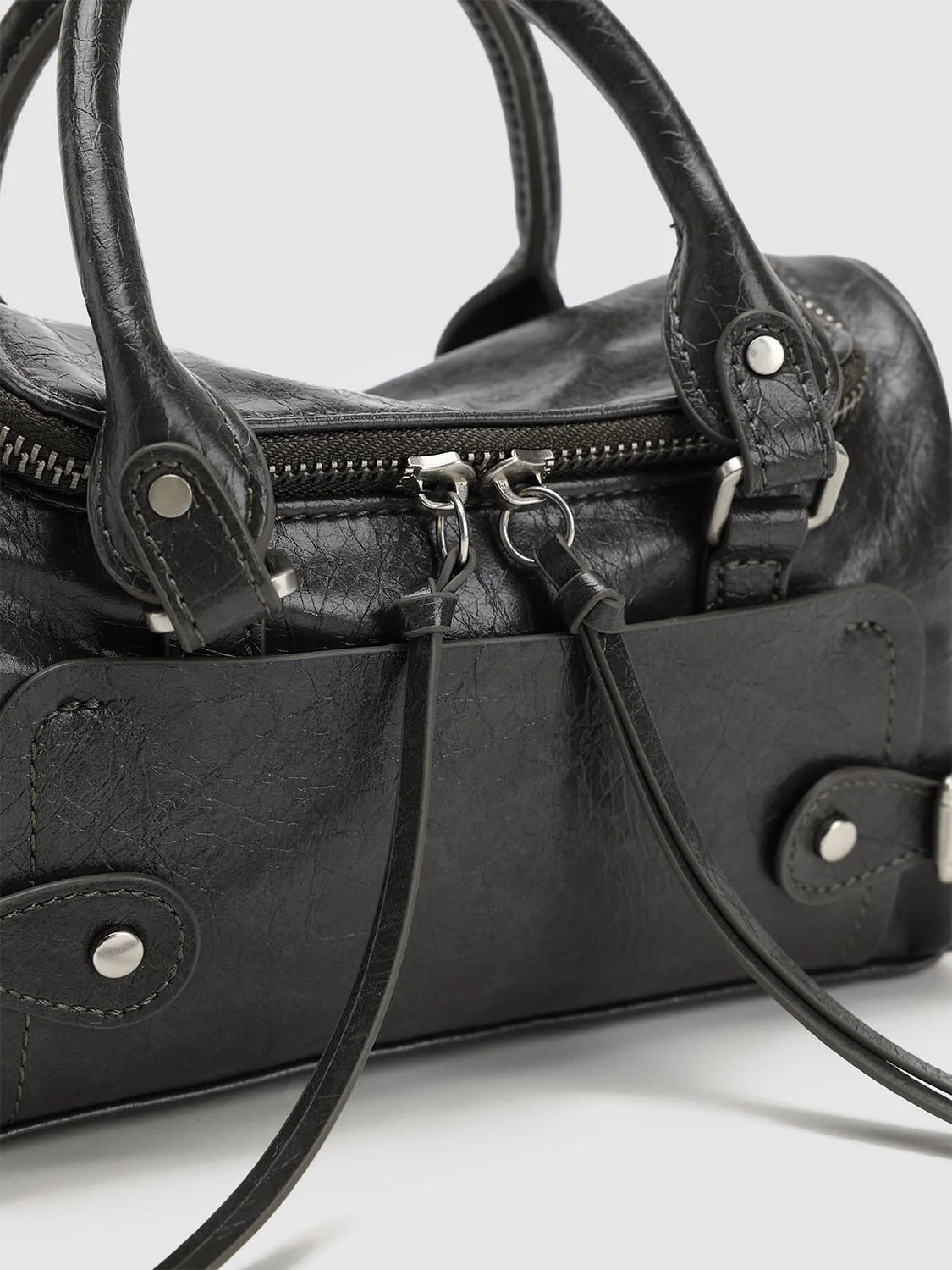 Buckle Detail Handle Shoulder Bags - Image 4