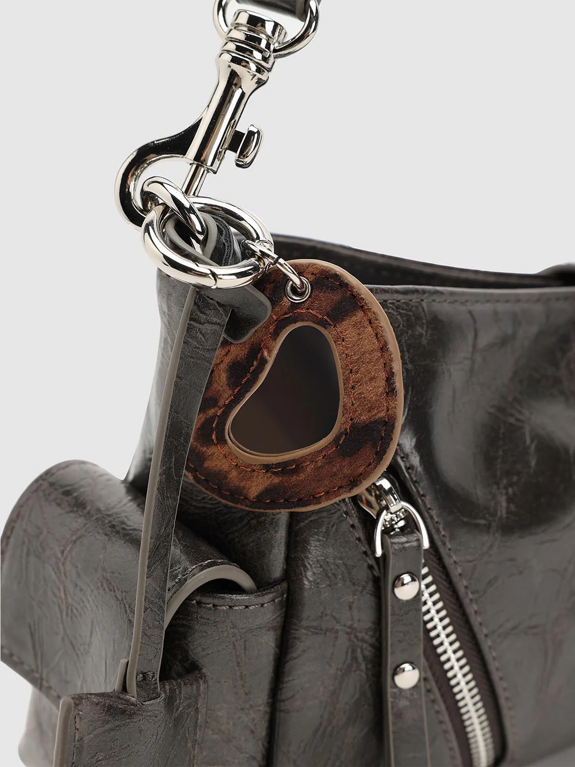 Buckle Detail Shoulder Bowling Bags - Image 6