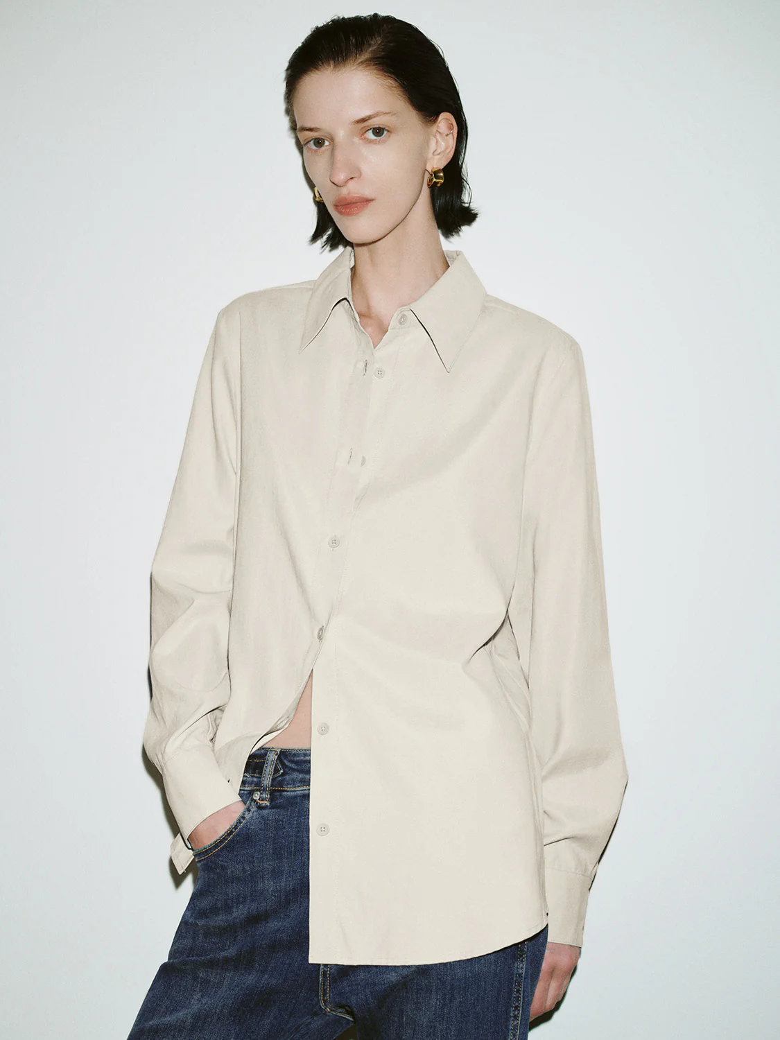 Button Up Loose Shirt - Image 13