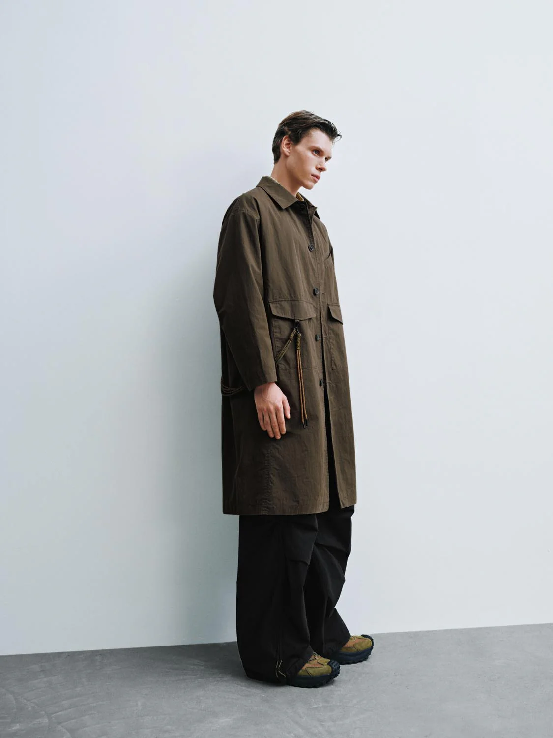 Button Up Oversize Trench Coats - Image 4
