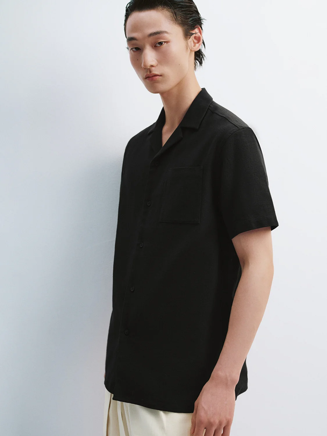 Camp Collar Short Sleeve Shirts - Image 11