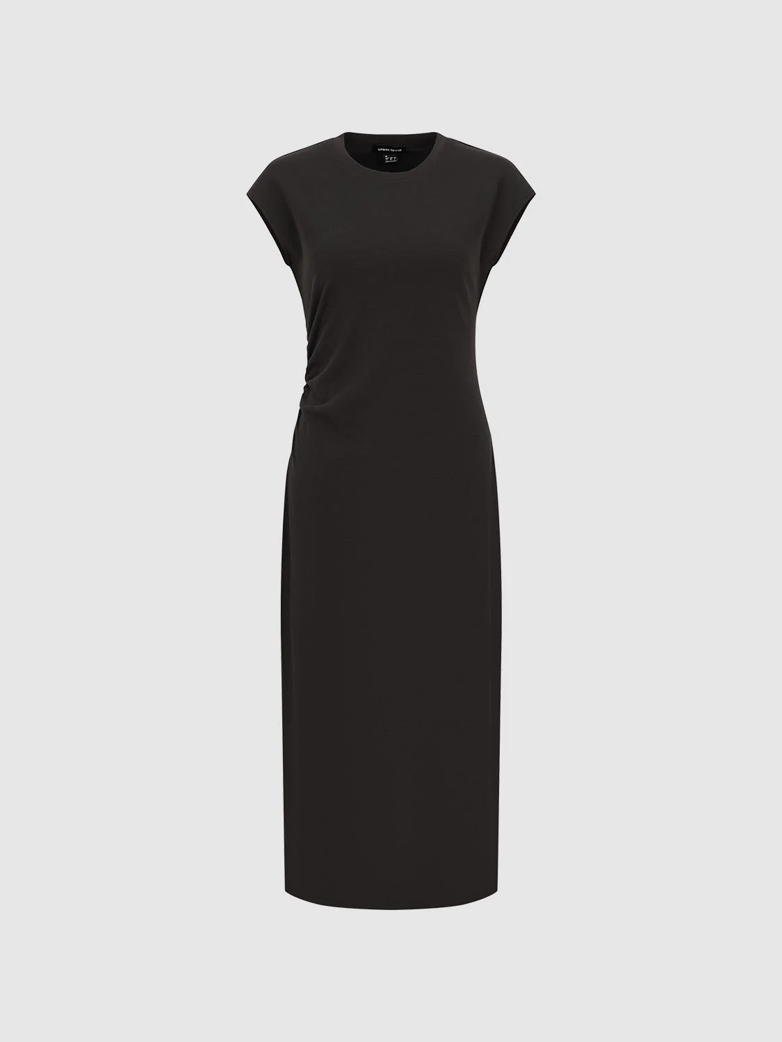 Capped Sleeve Skinny Fit Midi Dresses - Image 7