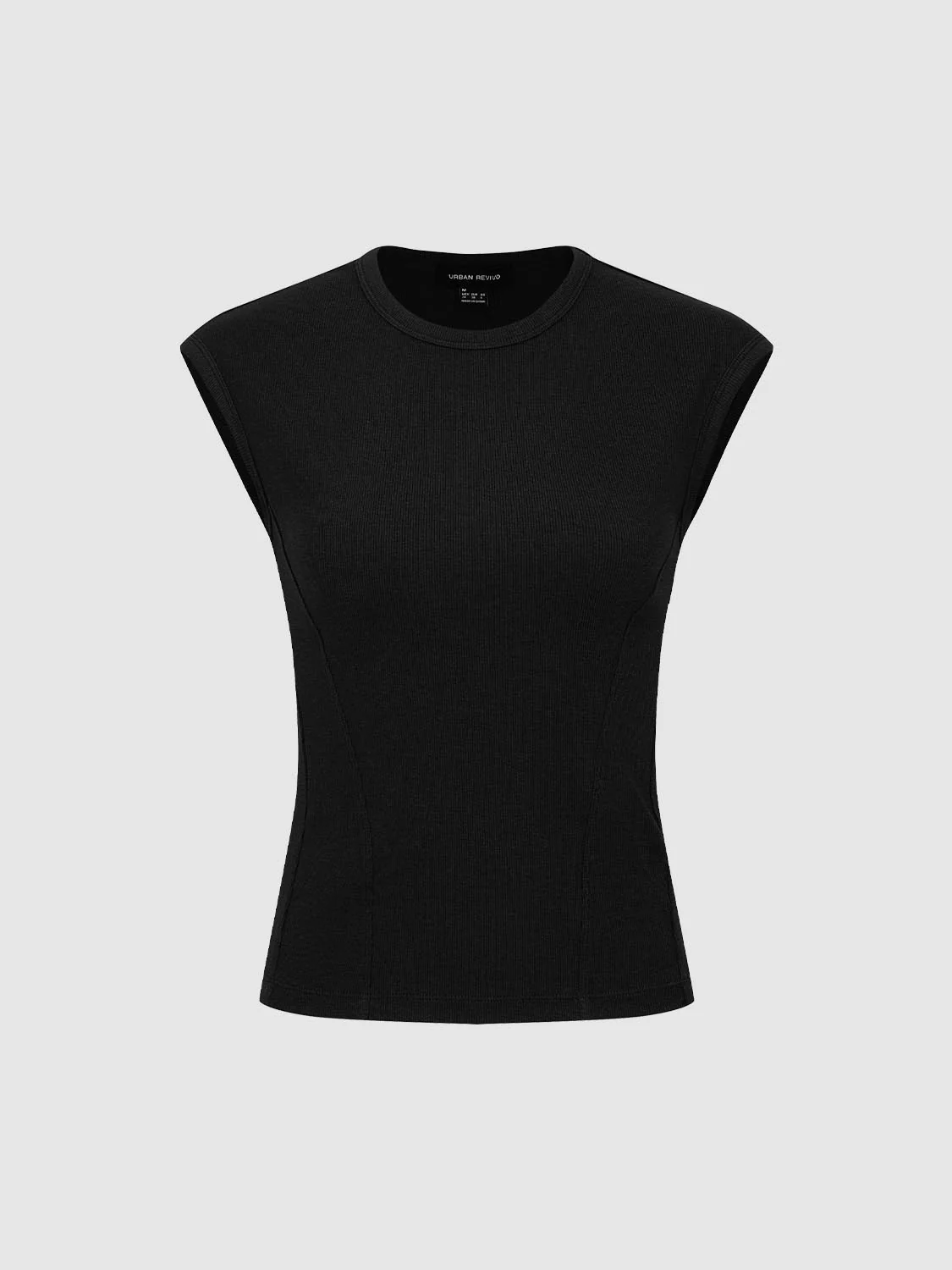 Capped Sleeve Skinny-Fit T-Shirts - Image 7