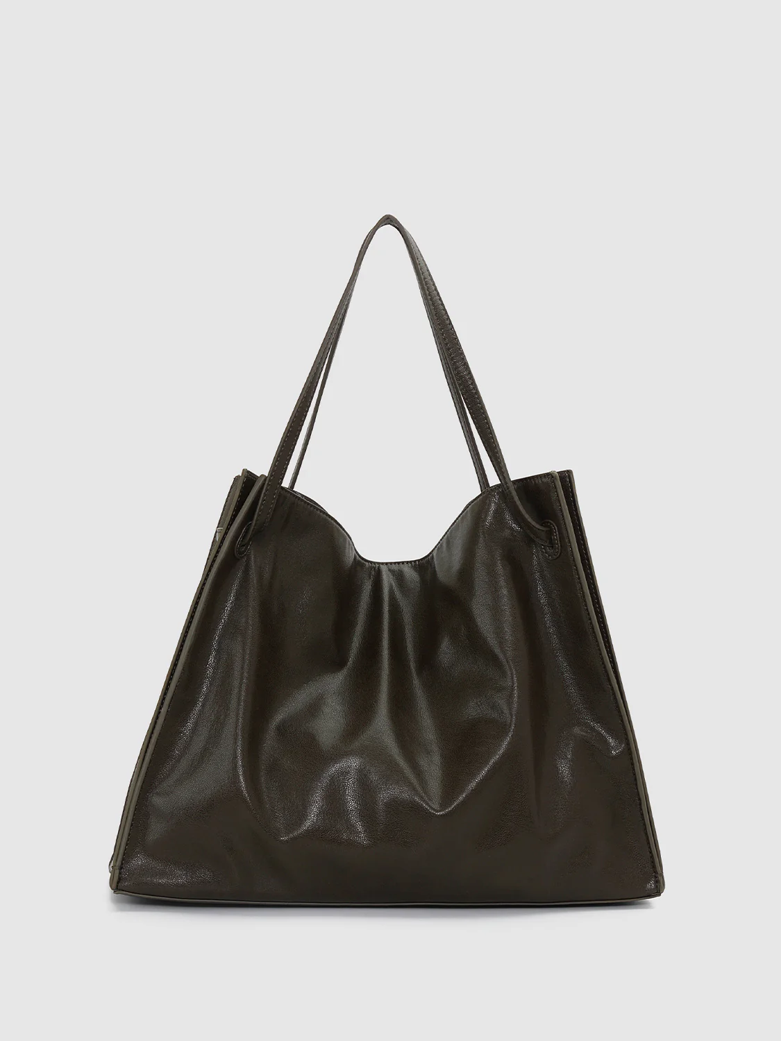 Chain Detail Faux Leather Shoulder Bags - Image 2