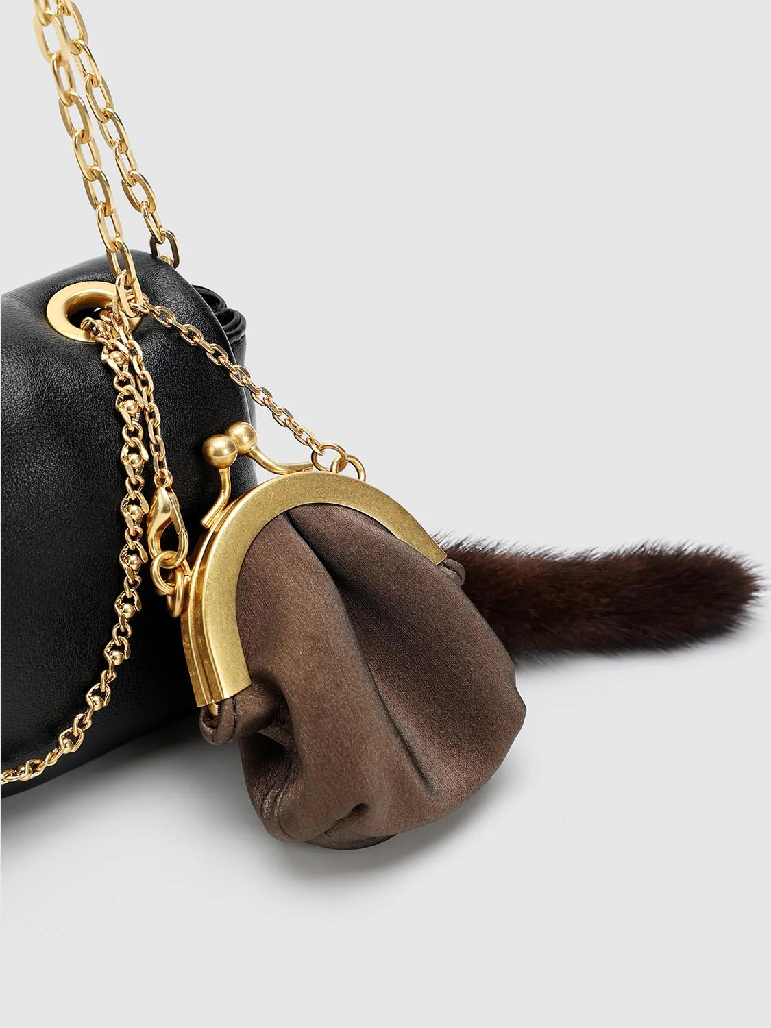 Chain Detail Mini Shoulder Crossbody Bags - Image 5