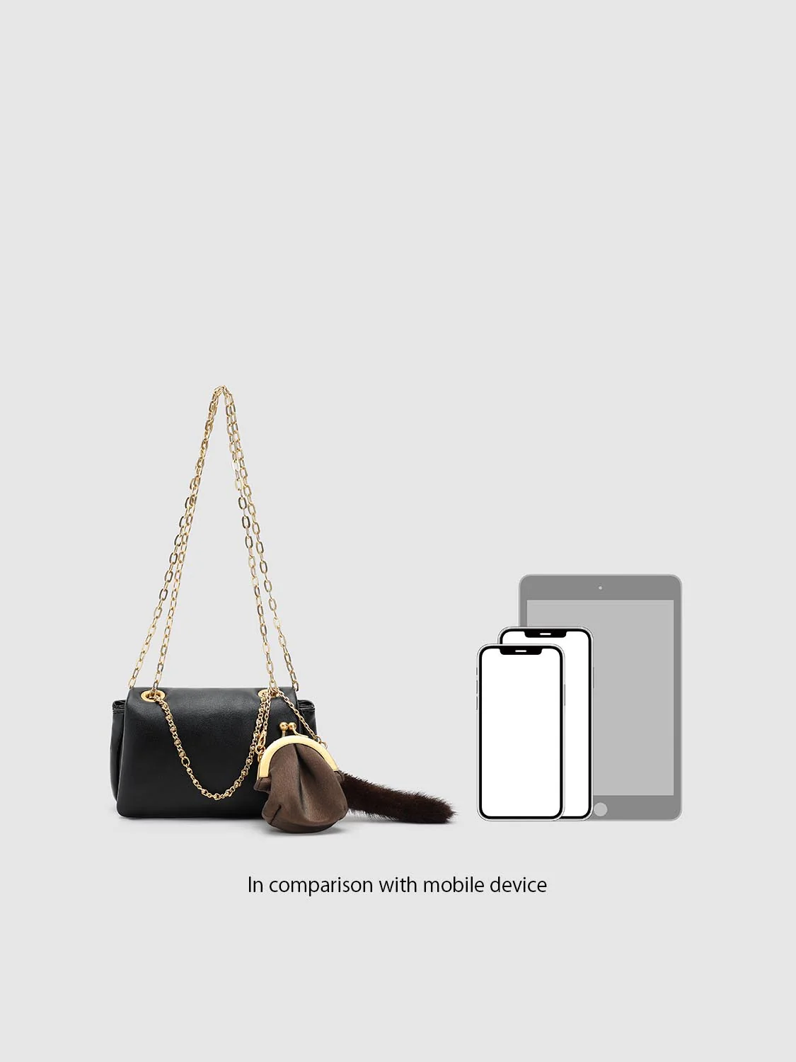 Chain Detail Mini Shoulder Crossbody Bags - Image 7