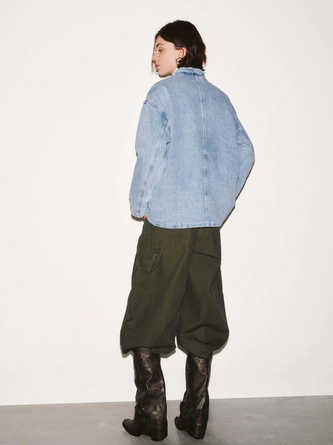 Chinese Frog Button Denim Jackets - Image 6