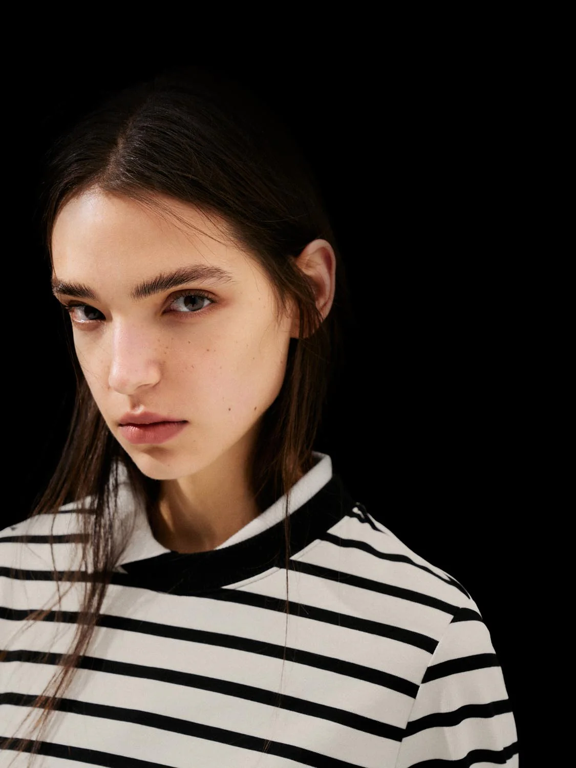 Collar Striped Long Sleeve T-Shirts - Image 3