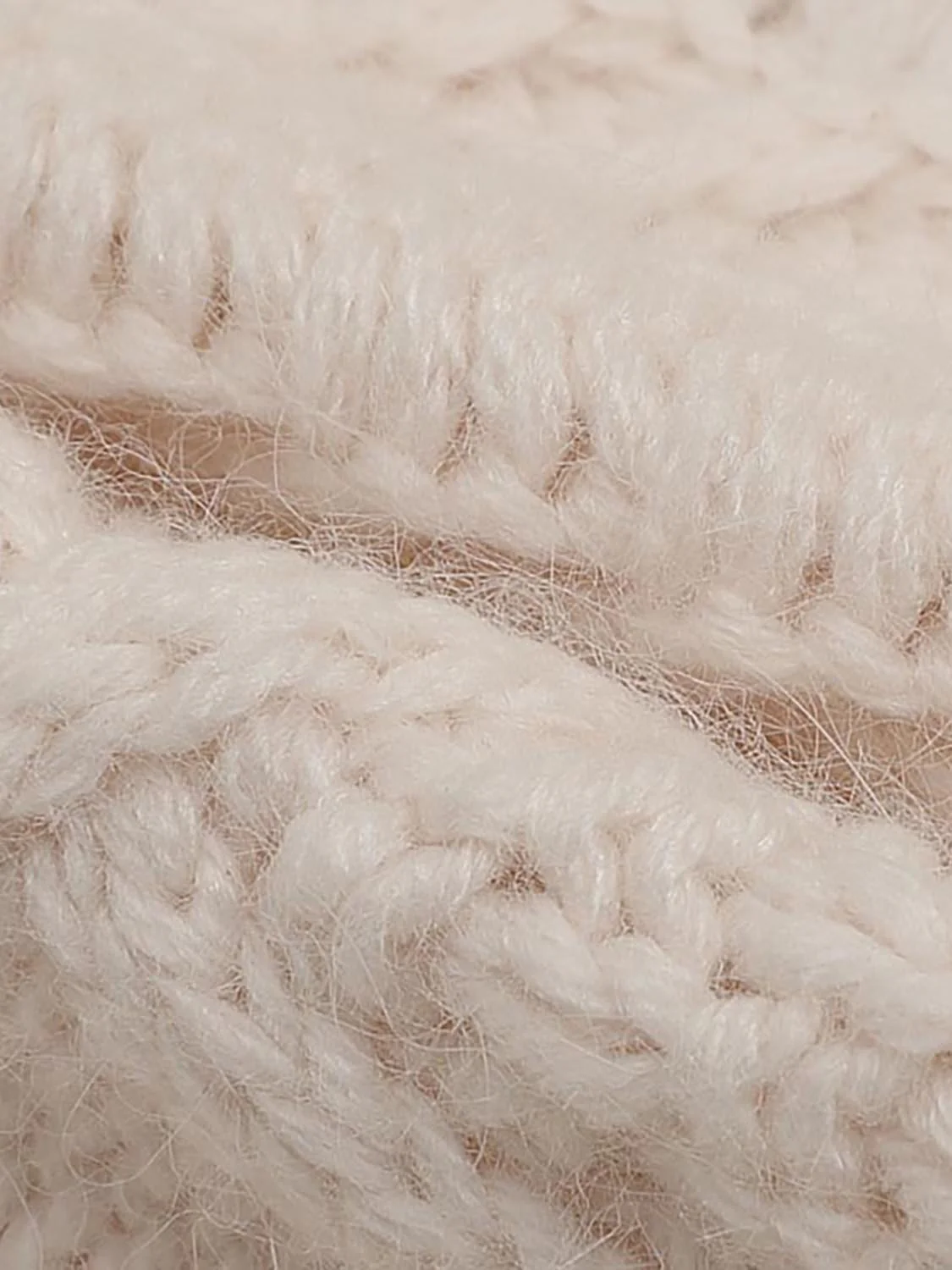 Collared Cable Knitted Cardigan - Image 8
