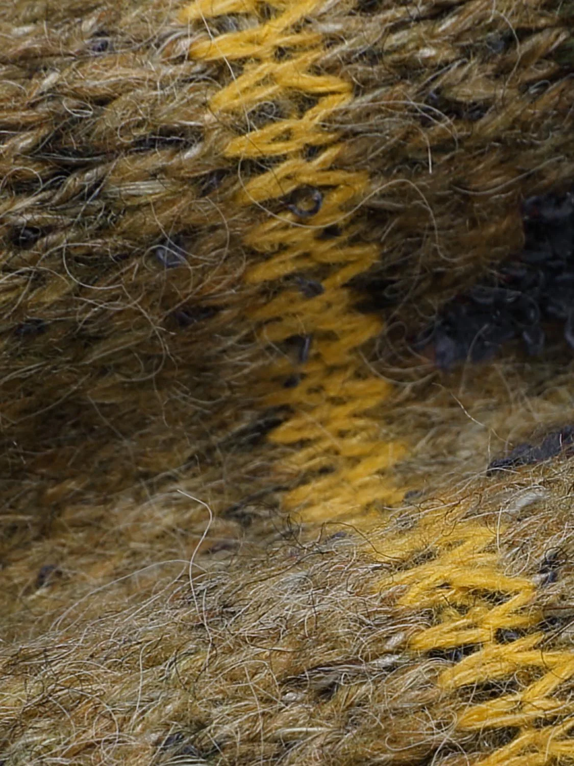 Collared Intarsia Knitted Cardigans - Image 8