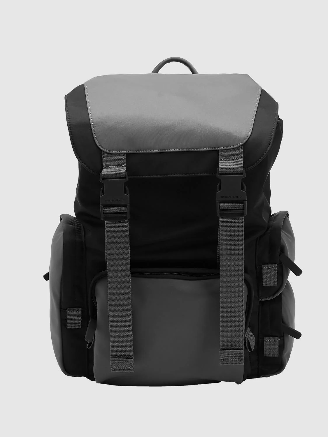 Contrast Buckle Detail Backpacks