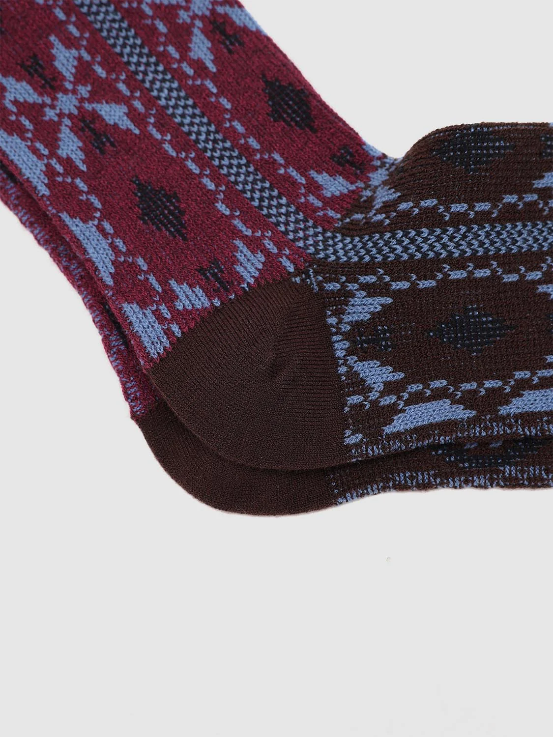 Contrast Intarsia Socks - Image 11