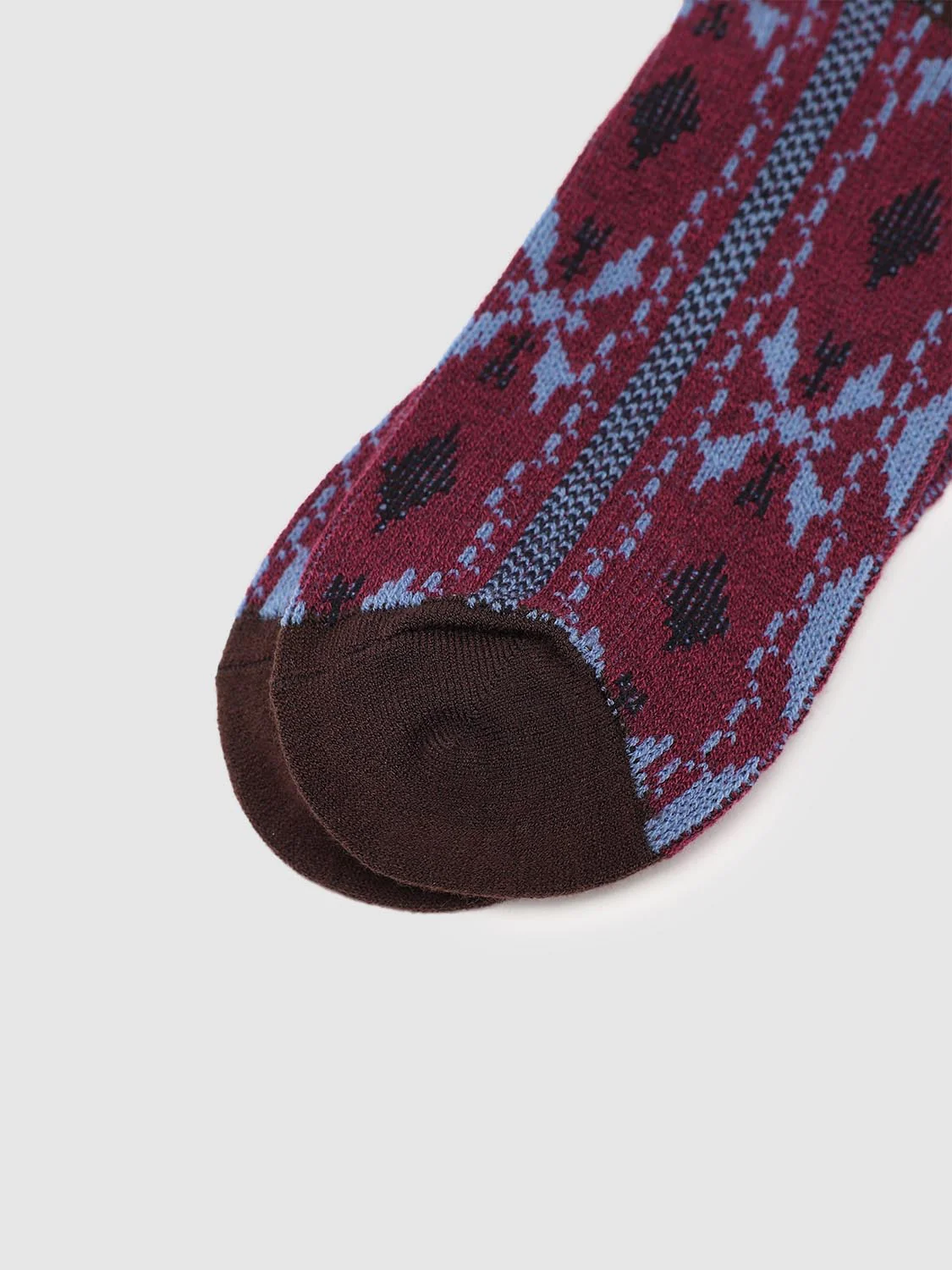 Contrast Intarsia Socks - Image 12