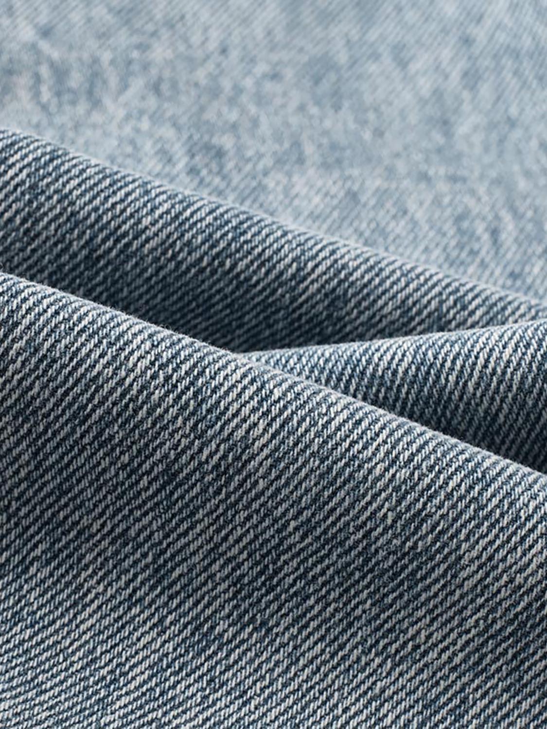 Contrast Patch Denim Shirts - Image 8