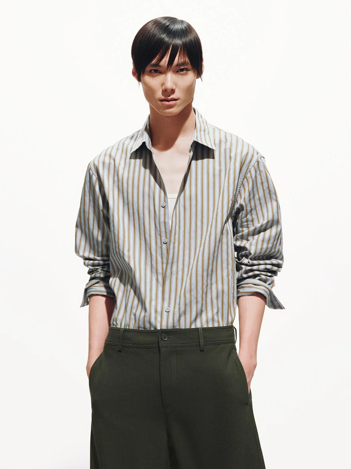 Contrast Striped Shirts - Image 9