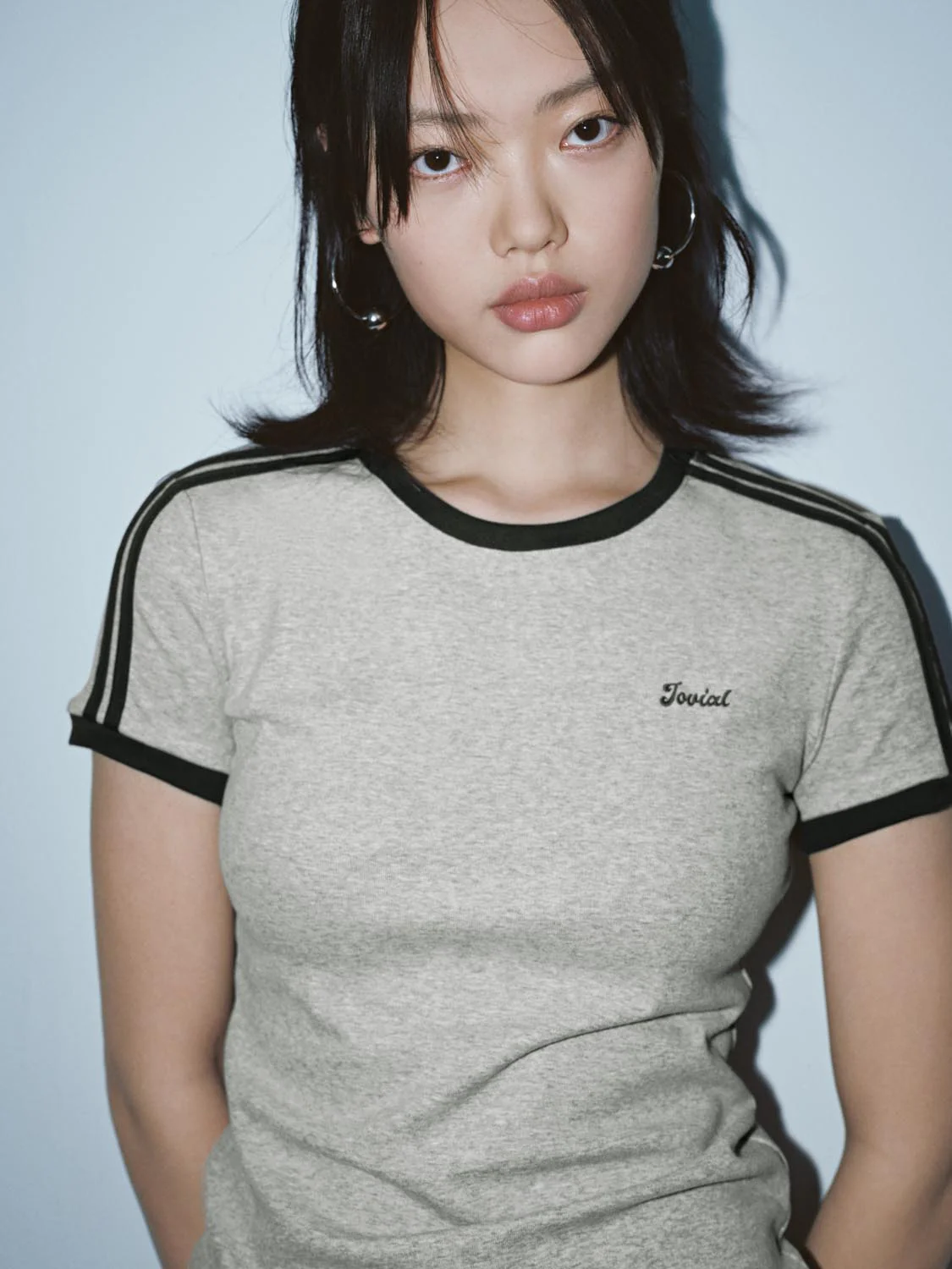 Contrast Trim Nipped Waist T-Shirts - Image 6