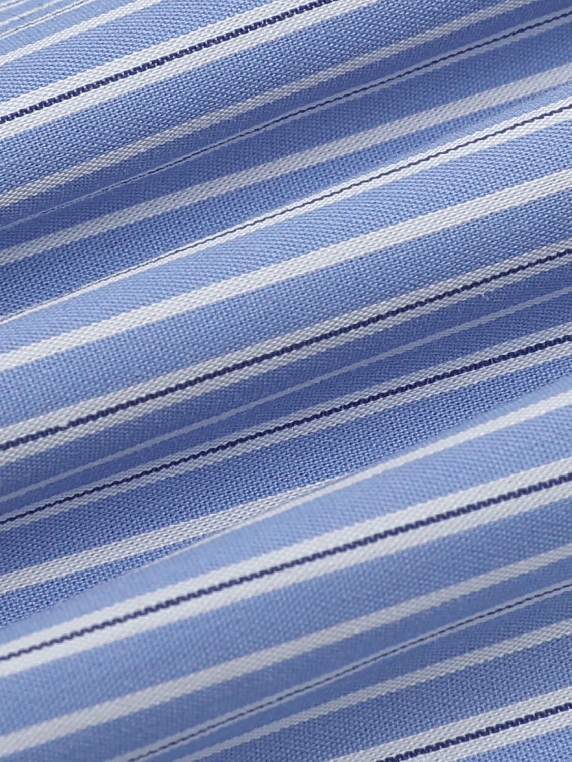 Contrast Trim Striped Shirts - Image 8