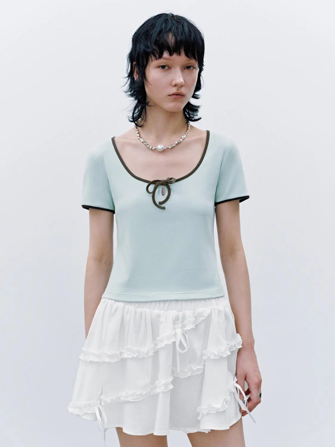 Contrast Trim T-Shirts - Image 25