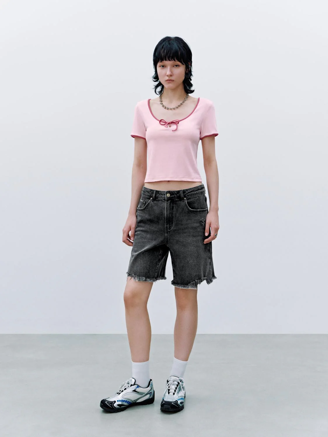 Contrast Trim T-Shirts - Image 36