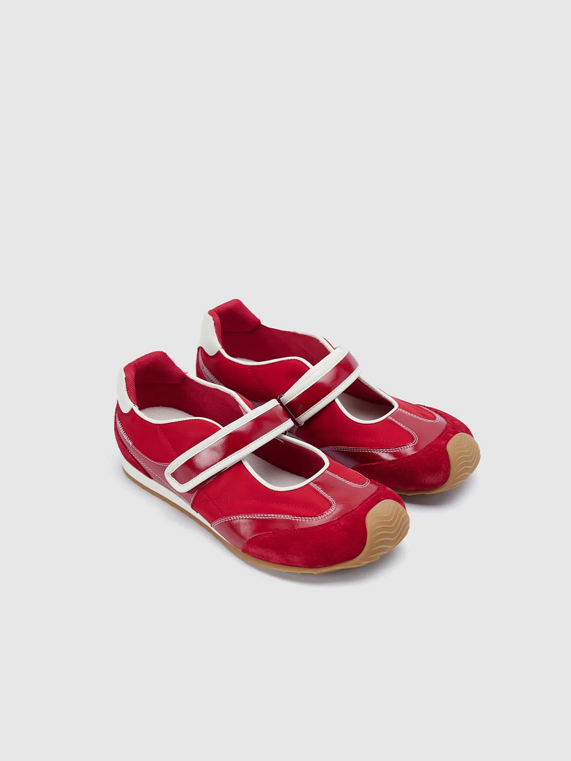 Contrast Velcro Sneakers - Image 13