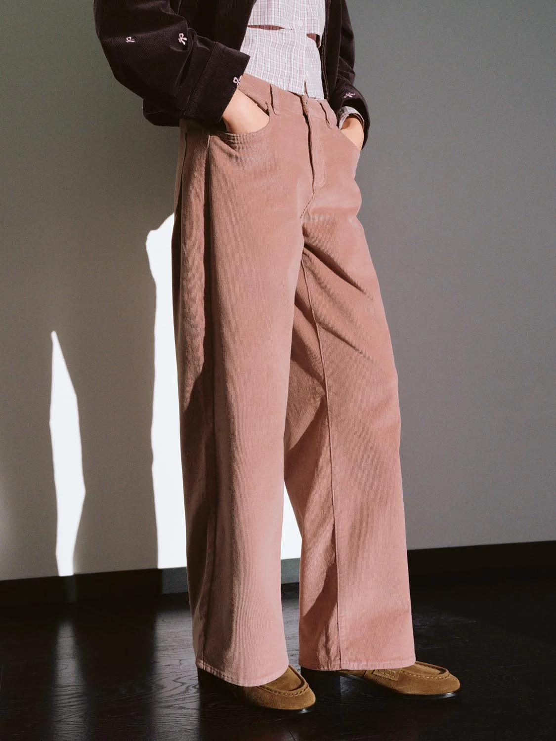Corduroy Straight Leg Jeans - Image 3