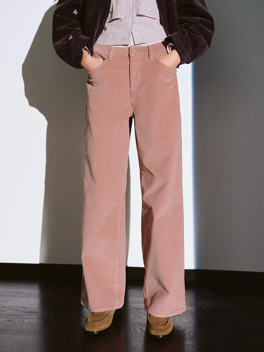 Corduroy Straight Leg Jeans - Image 9