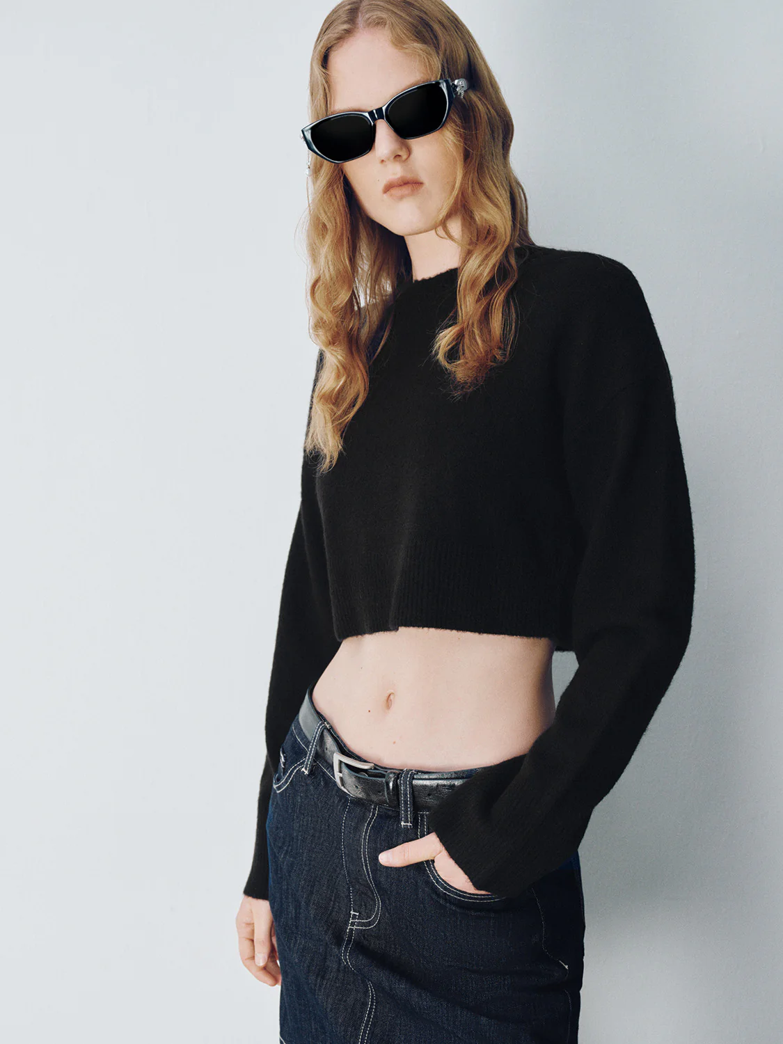 Crew Neck Knitted T-Shirt - Image 20