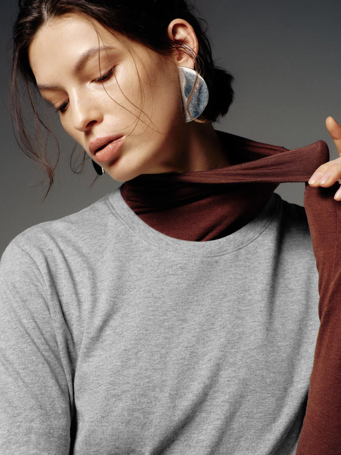 Crew Neck Loose Fit T-Shirts - Image 11